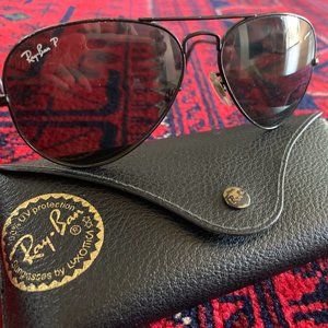 Polarized Ray-Ban Aviator Sunglasses
